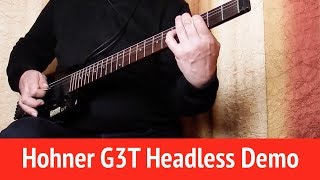 Video thumbnail for Hohner G3T Headless Guitar Demo by Japanlots