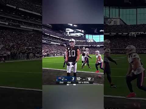 #Raiders Vs #Patriots Mack Hollins TOUCHDOWN