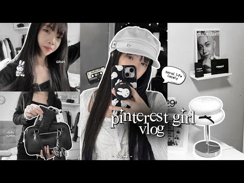 PINTEREST GIRL 📓 Life Vlog: GRWM, cutting my hair, lots of friend hangouts, end of semester, etc.