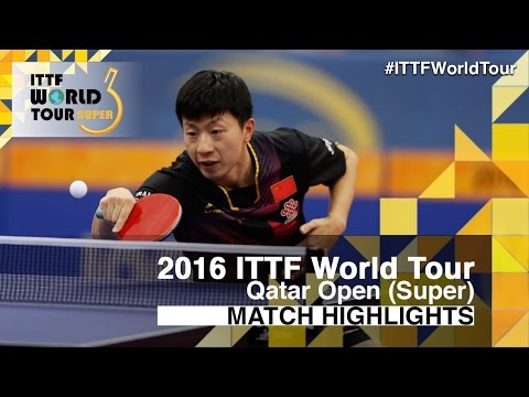 Fan Zhendong vs Malong Qatar open 2016 short form HD || Table tennis highlight