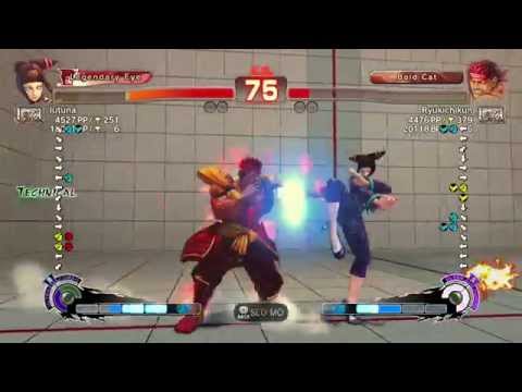lutuna (Juri) vs Ryukichikun (Evil Ryu) ranked USF4