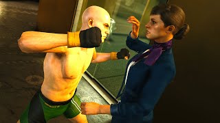 HITMAN New York Barehand Kill Everyone MMA Guy