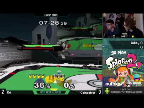 Melee @ the Balcony 90 - Losers Semis ft. Eri (Pikachu) VS Combofest (Falcon)