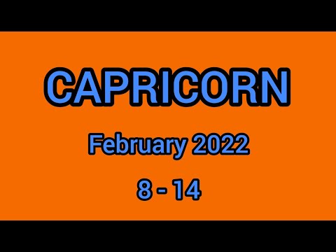 CAPRICORN February 2022 ( 8 - 14 ) ~ OMG 🧚🏻‍♀️ YOU DONT SEE IT COMING 👫🏻💕💞