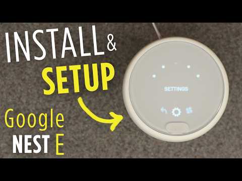 This video provides a quick guide on installation and setup options for the Google Nest Thermostat E.