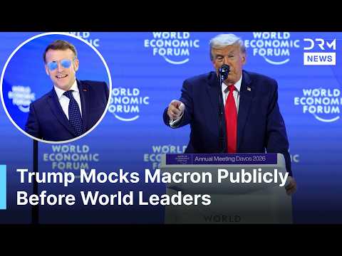 “What Happened to Those Sunglasses?”, Trump Mocks Macron, Threatens With Tariffs at WEF | AC1G