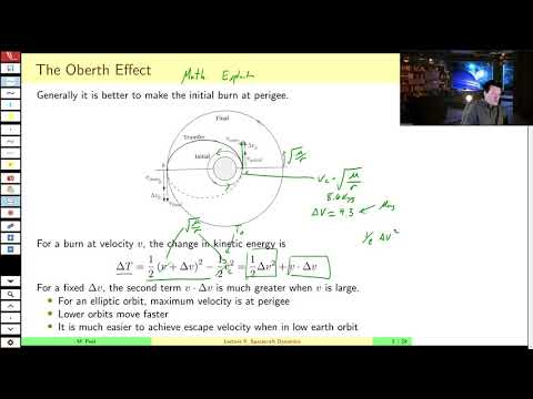 AEE462 Lecture 9, Part A - The Oberth Effect