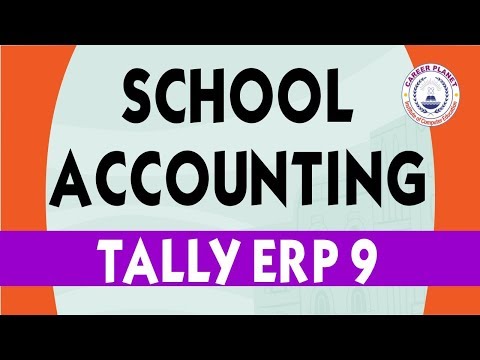 School accounting in tally erp 9/ learn tally erp 9 accounti...