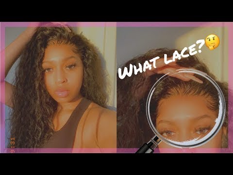Malaysian Virgin Hair Loose Wave 13x4 Lace Front Wig 18inch 150 Density