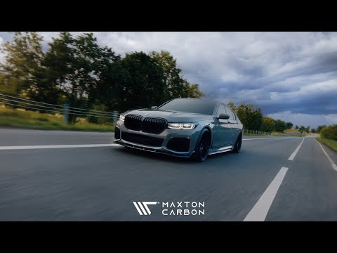 BMW 7 G11 LCI Carbon splitter set | Maxton Design Demo Car | 4K