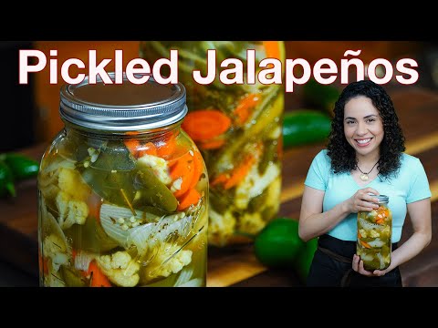 DELICIOUS Pickled Jalapeños | Jalapenos en escabeche | Mexican Food | Villa Cocina