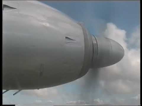 Fokker F27 Friendship flight from Lelystad over Amsterdam, inaugural flight of PH-FHF April 29, 2006