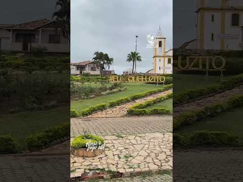 Beleza e História na Praça Central de Queluzito #QueluzitoMG #MinasGerais #IgrejaHistórica