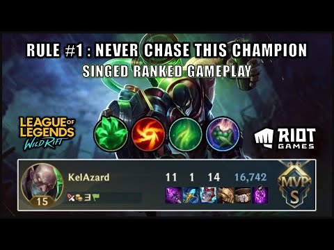 RUNNING IS MY SPECIALTY - SINGED RANKED GAMEPLAY (DIAMOND) - WILD RIFT