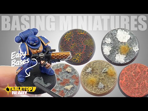 Basing your miniatures 5 different ways