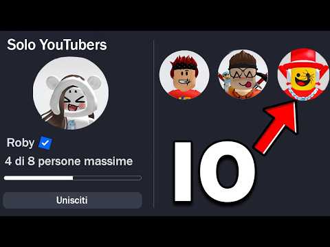 MI INFILTRO nel SERVER di SOLI YOUTUBER con L'ACCOUNT di SAMMY su STEAL A BRAINROT...