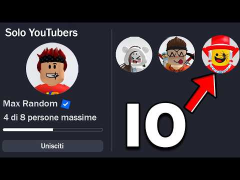 MI INFILTRO nel SERVER di SOLI YOUTUBER con L'ACCOUNT di SAMMY su STEAL A BRAINROT...