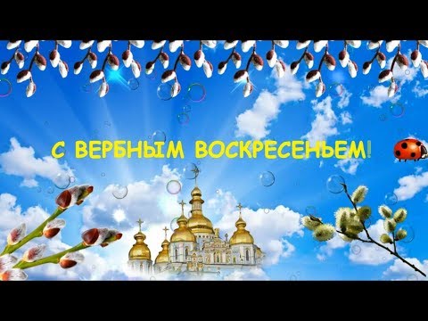 Очень красивое поздравление с Вербным воскресеньем! Ангелы помогают, святые благословляют!