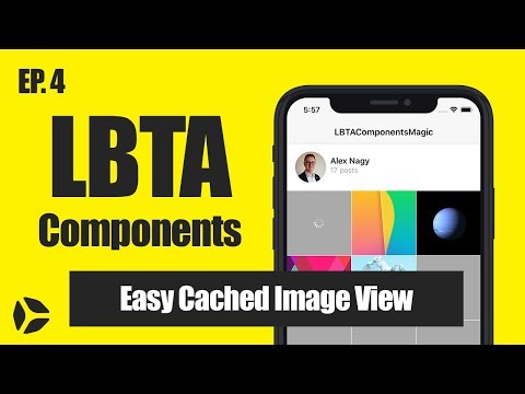 Cached Image View in Swift 4: LBTAComponents (Easy)