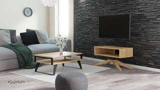 Exelium HyBo 72C Noyer Massif et Noir (photo supp. n°2)