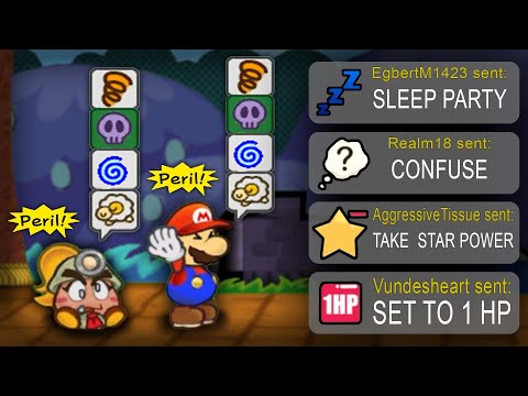 Paper Mario but my chat tries to stop me