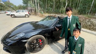School Se Lene  Gaya Piyush Kunali Ko 😍 Super Car Mein