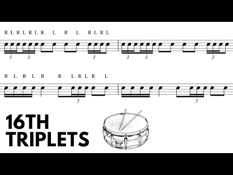 16th Triplets | Interactive Snare Drum Reading Exercise
