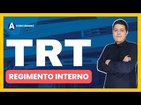 Concurso TRT SC - Regimento Interno I Prof Alex Cardoso