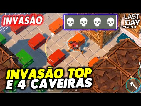 INVASÃO TOP E 4 CAVEIRAS - Last Day On Earth