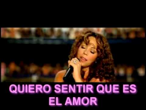 MARIAH CAREY- QUIERO SABER QUE ES EL AMOR