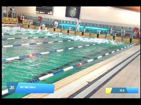 Serie 5 dei 100 Stile Libero  Assoluti Femmine Master - Campionati Regionali Masters 2014 di Veneto