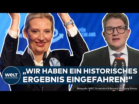 AFD-ERGEBNIS VERDOPPELT SICH: "Wir waren noch nie stärker im Bund!" Alice Weidel lässt sich feiern