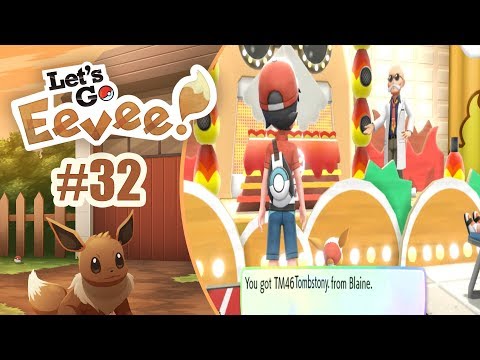 Pokémon Let’s Go Eevee Ep. 32 "TM28 Tombstony???"