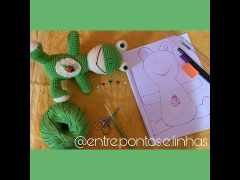 Como CRIAR uma RECEITA de AMIGURUMI através de um desenho.