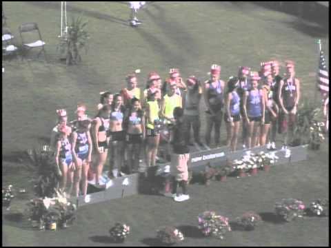Girls 4x800m Championship Awards - New Balance Outdoor Nationals 2012