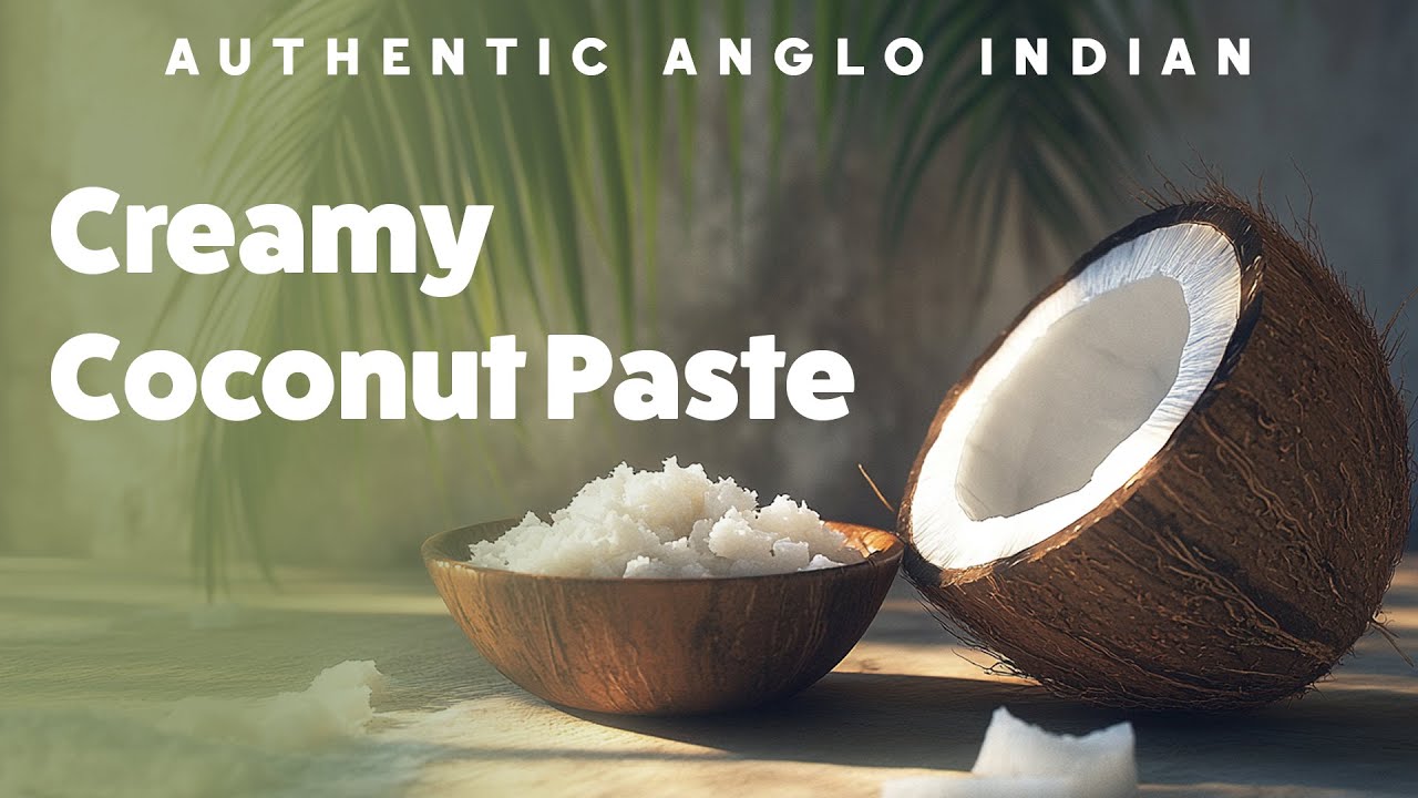 Rich & Creamy Homemade Fresh Coconut Paste