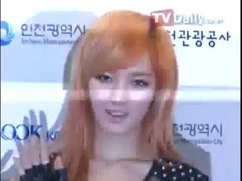 110813 miss A SNSD Secret SISTAR at Incheon Korean Music Wave 2011 Red Carpet
