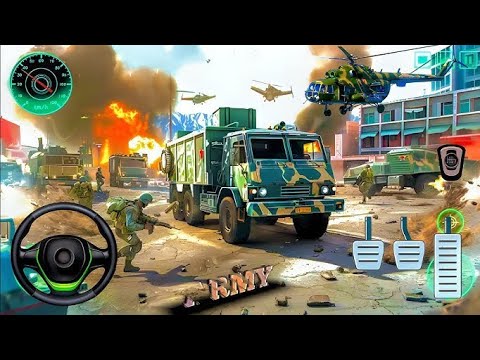 Offroad Army Truck Driver 2024 : Army Truck Game Simulator 3D : US Army Truck Simulator Gameplay 