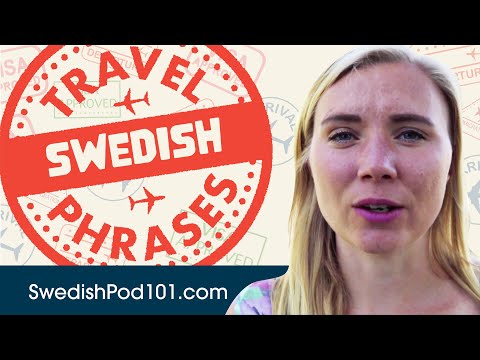 All Travel Phrases You Need in Swedish! Learn Swedish in 22 Minutes!