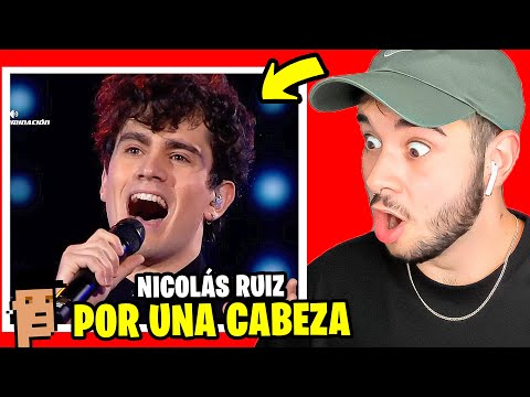 REACCIÓN a NICOLÁS RUIZ - POR UNA CABEZA en THE VOICE CHILE *KNOCKOUT*