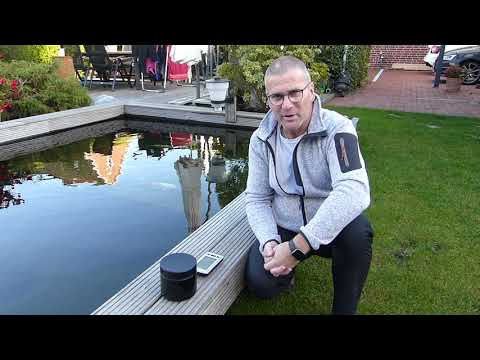 Temperatur des Teichwassers  messen