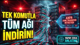 TEK KOMUTLA TÜM AĞI İNDİRİN! | DNS Zone Transfer Zafiyeti (AXFR) | Yapay Zeka An