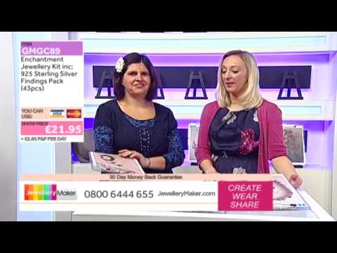 How to make a beaded necklace - JewelleryMaker LIVE AM 10/1/14