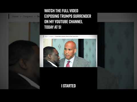 The full video exposing Trump’s surrender drops on my YouTube channel today at 5.