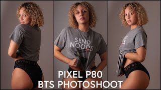 One Light Portrait Photography Photoshoot BTS | Pixel LED Light | Canon R5 | Sigma 50 ART