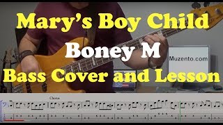 Mary's Boy Child - Bass Cover and Lesson