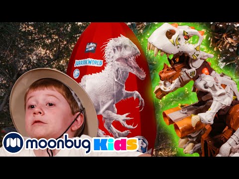 GIANT EGG SURPRISE: Indominus Rex! @TRexRanch | Jurassic TV | Dinosaur Videos