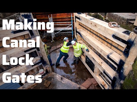 How Canal Lock Gates are made at Stanley Ferry Workshop - Ep. 66