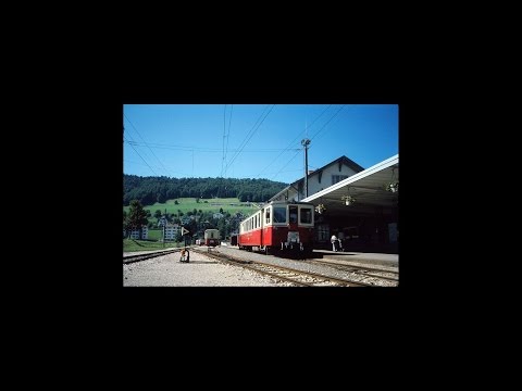 スイスの鉄道  SWS099 ab YSteC Essert-sous-Champvent － Six-Fontaines