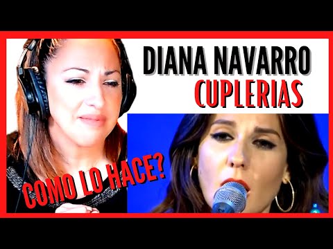 ▶️ Vocal coach reacción | DIANA NAVARRO |  Cuplerias |😲 QUE MANERA DE ...